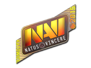 Наклейка|NatusVincere(голографическая)|Катовице-2015